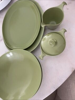 Lenox Ware Antique 1950’s Melamine serving 7pcs RARE !